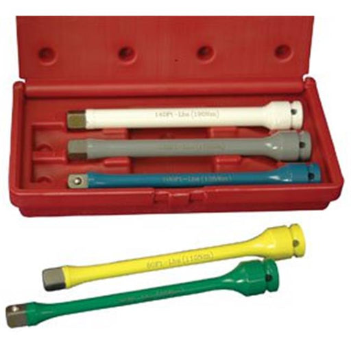 5 Pc. 0.5 In. Drive Wheel Torque Extension Set