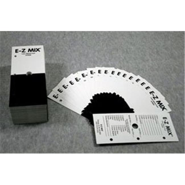 E-Z Mix EMX-79000 Color Match Cards&#44; 250-Pk