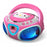 CD Boombox with AM&#44; FM Radio & LED Light Show
