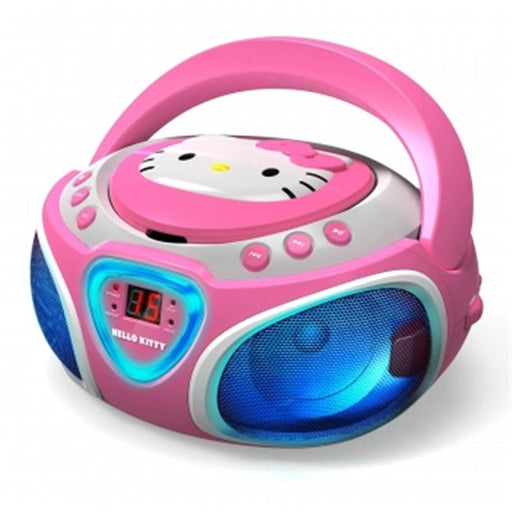 CD Boombox with AM&#44; FM Radio & LED Light Show