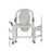MJM International 118-CC10 Bedside Commode