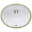 Polaris UPS-W White Porcelain Bathroom Sink