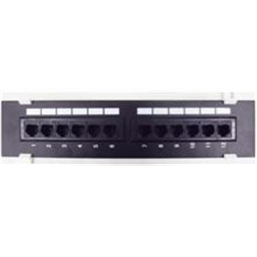 Cat 5E Vertical 12 Port Patch Panels