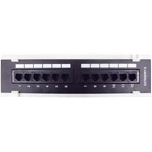 Morris Products 88442 Cat 6 12 Port Patch Panel