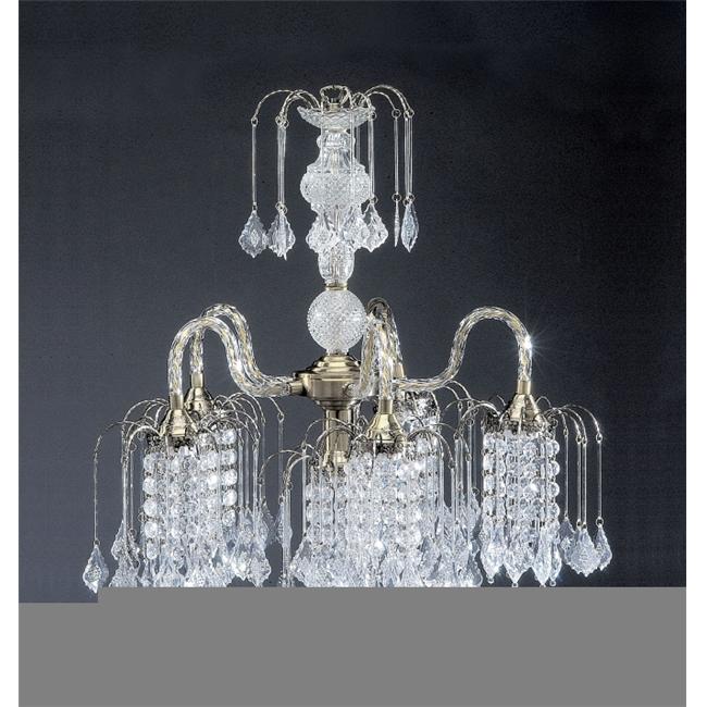 Ore International 1966AB Antique Brass Finish Chandelier