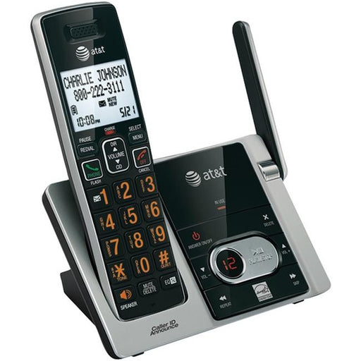 ATT ATTCL82313 Cordless Answering System with Caller ID & Call Waiting 3-handset System&#44; Black