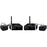 Bic America WTR-SYS Wireless Transmitter &amp; Receiver Kit&#44; Black