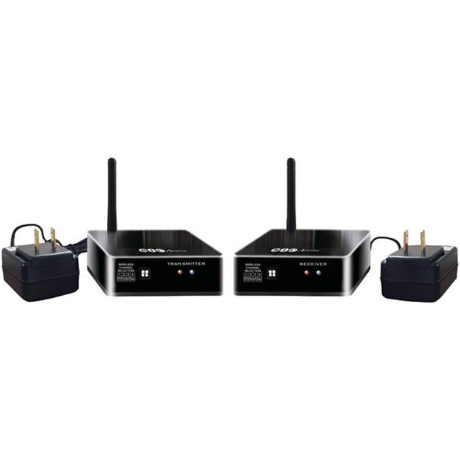 Bic America WTR-SYS Wireless Transmitter &amp; Receiver Kit&#44; Black