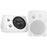 Home  Indoor-Outdoor Wall-Mount Bluetooth Speaker System&#44; White - 5.25 in.