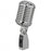 Classic Retro Vintage-Style Dynamic Vocal Microphone - Silver