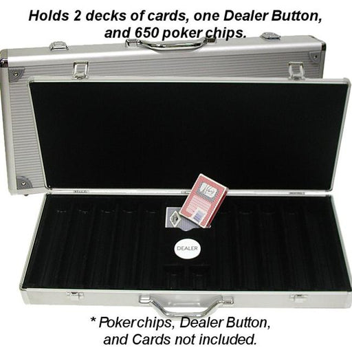 650 Capacity Chip Case - Executive Aluminum Hard Side