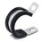 KMC Stampings COL1309SS 10.19 in. Stainless Steel Medium Duty Clamp With Epdm Rubber Cushion .281 Screw Hole Diameter  25 Pieces