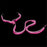 Pilot Automotive EL-1300P Electroluminescent Audio Response Ear Bud&#44; Pink