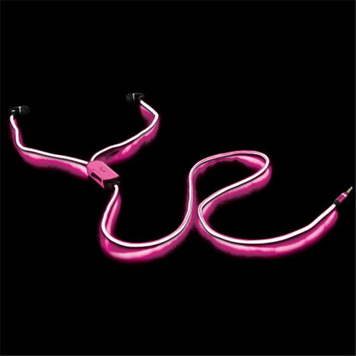 Pilot Automotive EL-1300P Electroluminescent Audio Response Ear Bud&#44; Pink