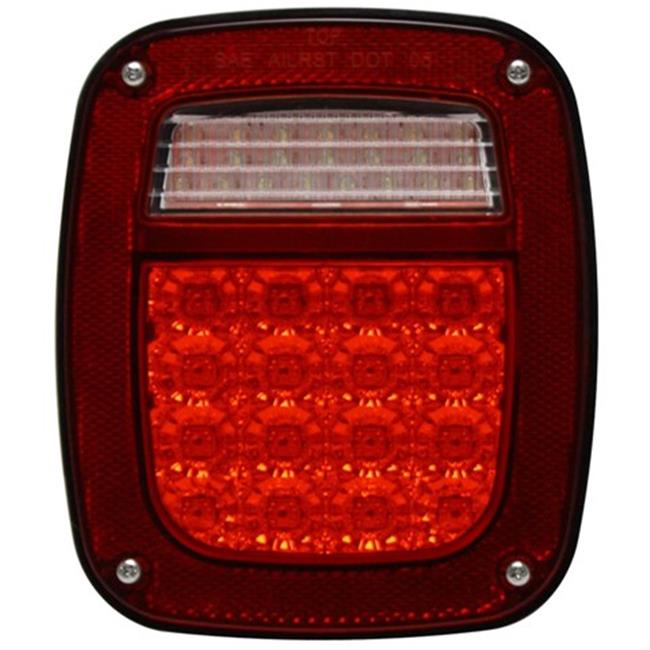 Pilot Automotive NV-001FO 1991-1997 Passenger Side LED Wrangler Tail Jeep Lamp