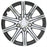 Pilot Automotive WH528-15SE-BX 15 In. Wheel Cover - Stick Silver&#44; Black
