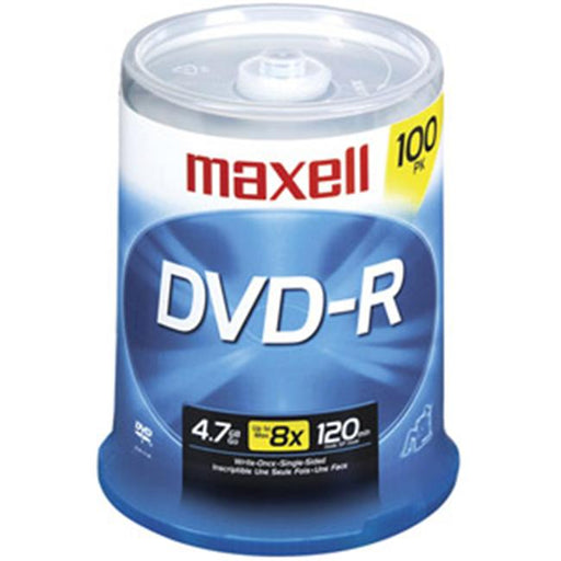 MAXELL 638014 4.7 GB DVD-R 100-ct spindle