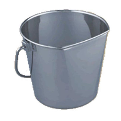 QT Dog SS0225 13 Quart Flat Sided Bucket