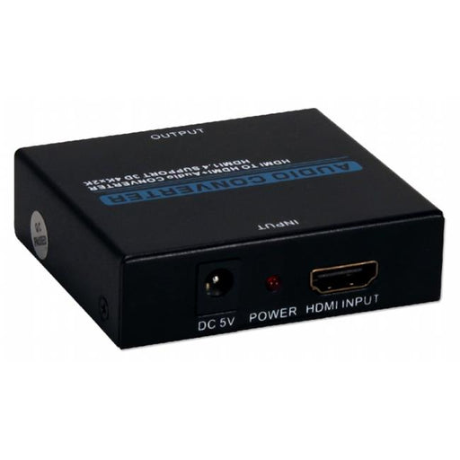 QVS HD-ADE4K HDMI 4K Audio De-Embedder & Extractor with HDMI Pass Through Port
