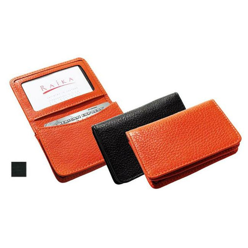 Raika VI 156 BLK Gussetted Card Case - Black