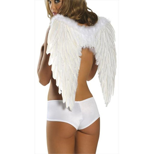 Roma Costume 14-1361-WHT-O-S Feather Wings&#44; One Size - White