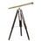 EcWorld Enterprises 8810684RB Antique Replica Brass Telescope With Wood Tripod Floor Stand