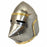 EcWorld Enterprises 8880613 Antique Replica Medieval Bascinet Pig Face Armor Helmet - Rust Finish