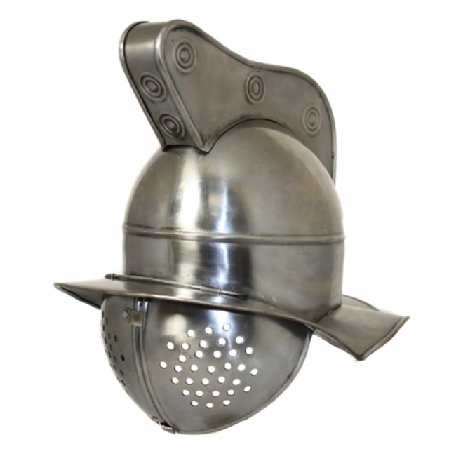 EcWorld Enterprises 8880622 Antique Replica Full-Size Roman Gladiator Fighter Visor Helmet