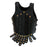 EcWorld Enterprises 8880713 Replica Display Roman Legion Leather Lorica Squamata Breast Armor With Pteruges - Black