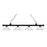 Z-Lite 200-4BRZ-DWL14- 4 Light Billiard Light Bronze Steel  Glass