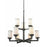 Z-Lite 413-9- 9 Light Chandelier Olde Bronze Steel  Glass