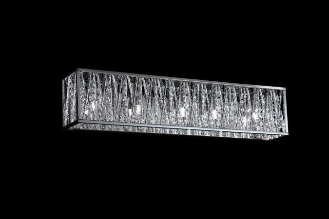 Z-Lite 872CH-5V- 5 Light Vanity Light Chrome Steel Aluminum