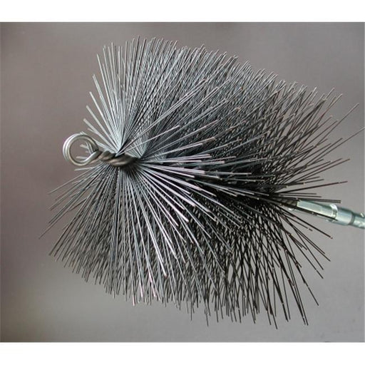 RUTLAND 6 inch Chimney Sweep Square Wire Chimney Brush  1/4 inch NPT fitting