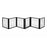Richell USA 94188 Convertible Elite Pet Gate 6-Panel - Black