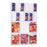 Safco 5600CL 6 Magazine and 12 Pamphlet Reveal Display in Clear