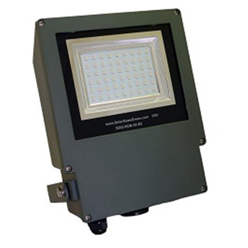 Solar Grey Outdoor LED Color Changing Flood Light with Remote Control