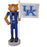 Santas Workshop KYW092 12 in. Kentucky Mascot Flag Nutcracker