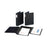 Cardinal Brands- Inc CRD14532 D-Slant Legal Binder- 3 Ring- 2in. Capacity- 14in.x8-.50in.- Black