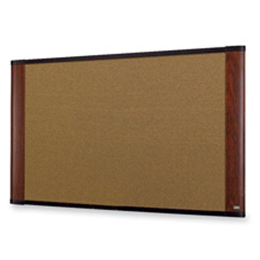 3M MMMC3624MY Cork Boards- Graphite Blend- 3ft.x2ft.- Mahogany