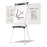 Quartet QRTEU500E Magnetic Dry-erase Easel- Adjustable Height- 73in.H- Silver