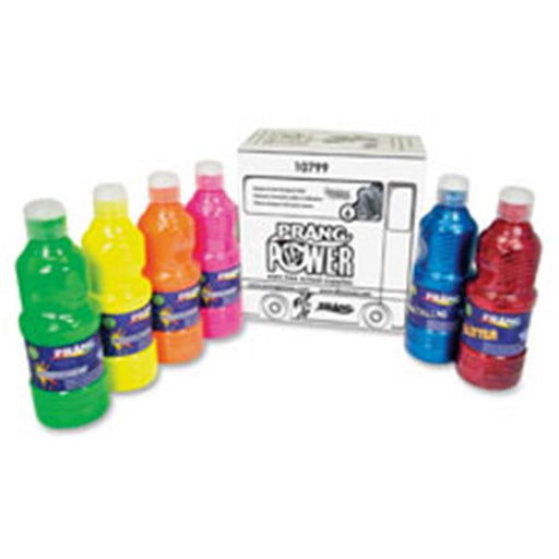 Dixon Ticonderoga DIX10799 Prang Power Fluorescent Paint Set&#44; 6 Per Set