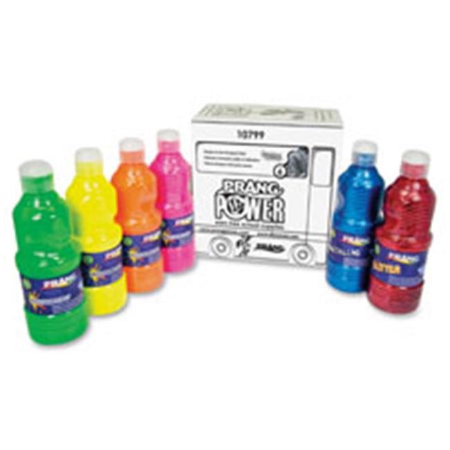 Dixon Ticonderoga DIX10799 Prang Power Fluorescent Paint Set&#44; 6 Per Set