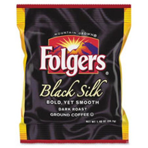 Folgers FOL00019 Black Silk Ground Coffee Fraction Pack&#44; 42 Per Carton