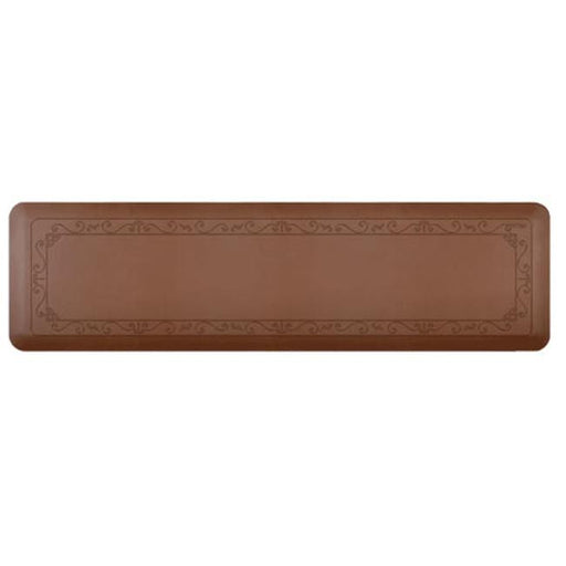 Smart Step HC6ABRN 6 ft. Fleur-de-lys Mat- Brown