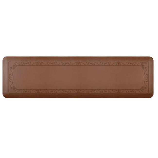 Smart Step HC6ABRN 6 ft. Fleur-de-lys Mat- Brown