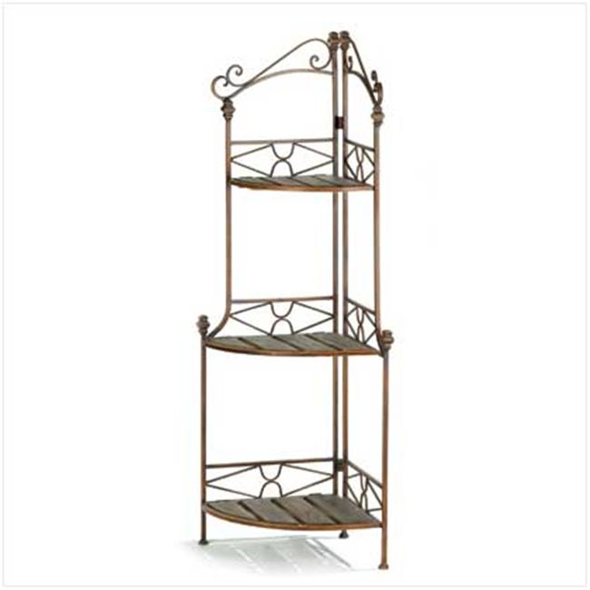 Sunrise Wholesale 12517 Rustic Corner Baker&apos;s Rack
