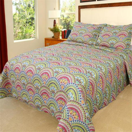 Lavish Home Melanie Quilt 3 Piece Set - King