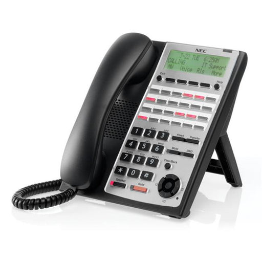 Nec Sl1100 NEC-1100063 SL1100 24-Button Full-Duplex Tel - Black