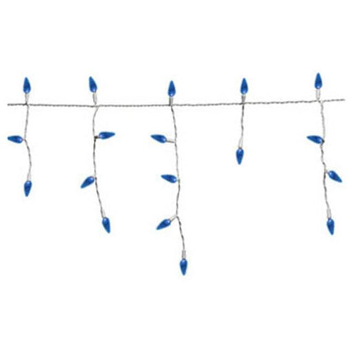 Noma Inliten 47693-88 Blue LED Icicle Light Set&#44; 105 Ct.