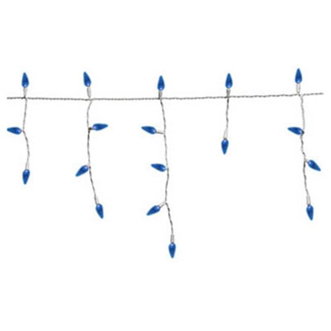 Noma Inliten 47693-88 Blue LED Icicle Light Set&#44; 105 Ct.